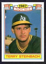 1988 Topps 1987 Rookies Commemorative Set Oakland Athletics Terry Steinbach #15 - £0.39 GBP