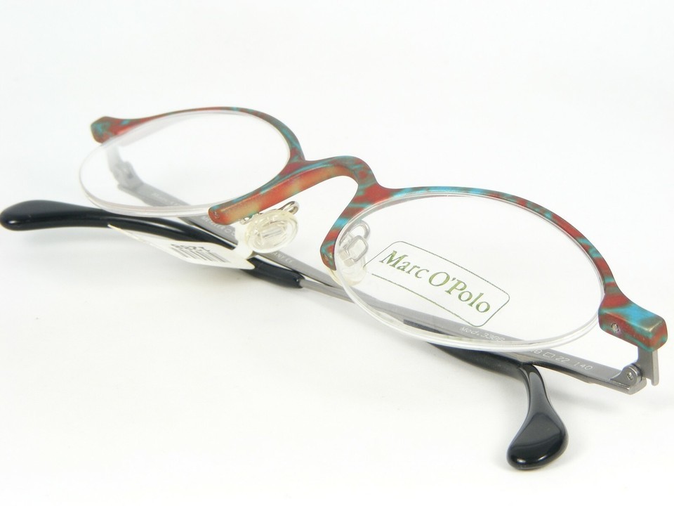Vintage Marc O'Polo by METZLER 3388 117 RED-ORANGE /TEAL EYEGLASSES 48-22-140mm Item image 4