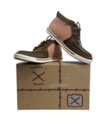 Twisted X Casual Shoe Women Kicks 7M Distress Saddle Orange WCA0054 - $84.44 CAD