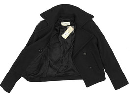 NEW Ralph Lauren Denim &amp; Supply Peacoat!  XS  Black With Nautical Anchor Buttons - £104.79 GBP