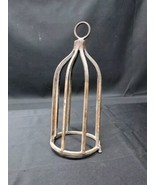 Antique 1800s Forged 19th C. Iron Cage For Oil Lamp Candle Lantern, No Base - €24,42 EUR
