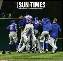 HOLY COW!Cubs Win World Series! Chicago Sun-Times 11/3/16 &quot;A Night To Remember&quot; - £3.89 GBP