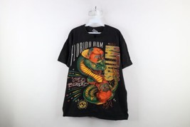 Vintage 90s Mens Large Faded Florida A&amp;M University Rattlers T-Shirt Black USA - £116.81 GBP