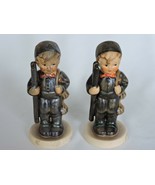 Goebel Chimney Sweep Figurines Pair 12 2/0 Dirty Clean Faces W Germany 4... - £46.98 GBP