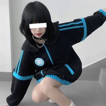 New Japanese Kawaii Jackets Y2K Women Cute Oversized Sweatshirt Preppy Outwear H - £42.65 GBP