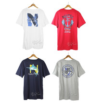 NWT Nautica Men&#39;s Rear Graphic Tee 100% Cotton crew neck short sleeve T-Shirt - £23.59 GBP
