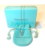 Tiffany &amp; Co. Paloma Picasso Loving Heart Necklace Pendant Top Silver 92... - $99.99