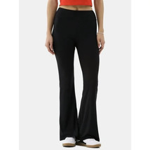 No Boundaries Women&#39;s Pull On Flare Pants X-LARGE (16-18) Black 32&quot; Inse... - $17.99