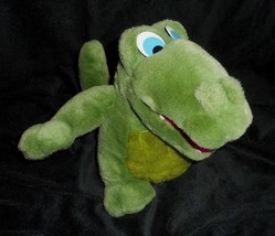 11&quot; Vintage Planet Hollywood Green Alligator Stuffed Animal Plush Toy Souvenir - £15.23 GBP