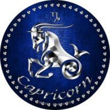 Capricorn Novelty Circle Coaster Set of 4 - £15.89 GBP
