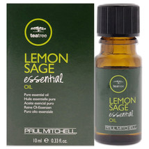 Tea Tree Essential Oil - Lemon Sage by Paul Mitchell for Unisex - 0.33 o... - $14.18
