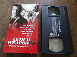 Lethal Weapon 4 (VHS, 1998) with Mel Gibson, Danny Glover, Joe Pesci, Chris Rock - £5.47 GBP