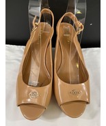 Coach Ferry Women&#39;s Tan Wedge Heels Size 10B SKU 6154 - $40.63