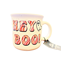 Cobwebs And Cauldrons Halloween Pink Ghost Mug Hey Boo Coffee Cup Viral TikTok - £22.68 GBP