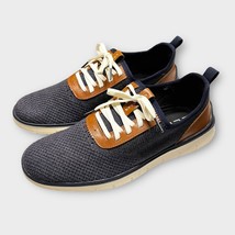 COLE HAAN Generation ZERØGRAND Stitchlite Knit Sneakers - Size 10 - Navy / Brown - £53.36 GBP