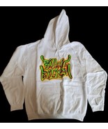 New Billie Eilish Pullover Hoodie Size L Large Graffiti White Official B... - £43.24 GBP