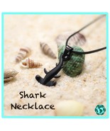 Shark Charm Necklace - Donating Profits to Save Injured Sea Turtles  - £7.84 GBP