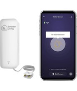 Smarter Living - Smart Wifi Water Sensor &amp; Flood Detector (2-Pack),, Eas... - $36.99