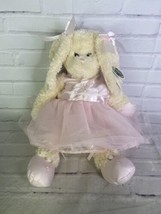 Bearington Collection Lil Ballerina Bunny Rabbit Plush Backpack Bag With Tutu - £22.28 GBP