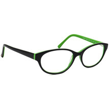 Kate Spade Charity BK20 +2.00 Cat Eye Eyeglasses Glossy Black on Green 5... - $129.99