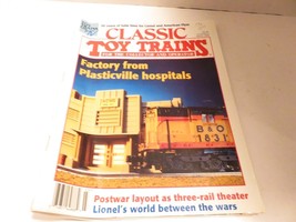 CLASSIC TOY TRAINS MAGAZINE - MARCH 1996- CREASED COVER- GOOD - W15 - $44.28 MXN