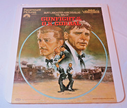 Gunfight at the O.K. Corral RCA VideoDiscs 00687 CED Video Disc videodisc movie - £12.09 GBP