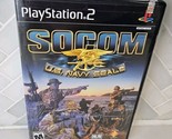 SOCOM II 2 U.S. Navy Seals (Playstation 2 PS2) Black Label CIB COMPLETE ... - $9.85