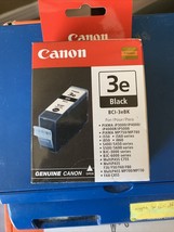 NEW Sealed Genuine Canon 3e Black Ink Cartridge No Exp. Date - $6.80