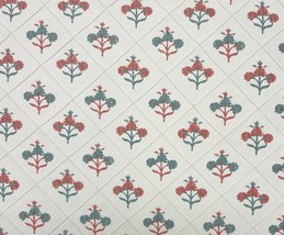 Kravet Rajaflower 19 Red Slate Pintuck Diamond Exclusive Fabric By Yard 53&quot;W - £28.21 GBP