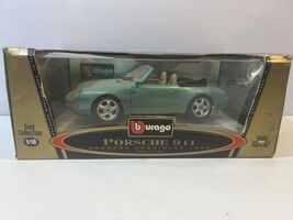 1994 Porsche 911 Carerra Cabriolet in 1/18 Scale Diecast by Bburago - $24.75