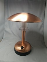 Mushrooms Copper Lamp W/Charger Cord New Rechargeable Battery CP0660 Camping 12&quot; - £32.47 GBP