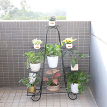 9 Tiers Metal Plant Stand Flower Pot Shelf Display Rack Garden Outdoor I... - £56.55 GBP