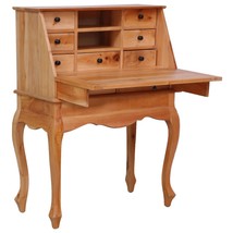 Secretary Desk 78x42x103 cm Solid Mahogany Wood - £163.73 GBP