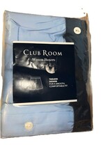 NEW Club Room Men&#39;s 4 Pack 100% Cotton Woven Boxers Shorts Skysail Blue XL - $230.66 MXN