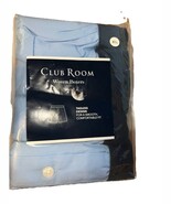 NEW Club Room Men&#39;s 4 Pack 100% Cotton Woven Boxers Shorts Skysail Blue XL - $12.38