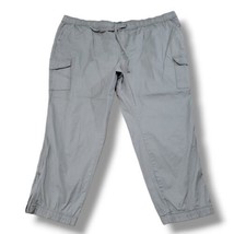 Natural Reflections Pants Size 2X W48&quot; x L26&quot; Cargo Pants Tapered Leg Ankle Zip  - £25.59 GBP