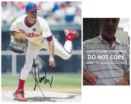 Jamie Moyer signed Philadelphia Phillies baseball 8x10 photo proof COA a... - £62.21 GBP