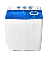 Costway Portable 26lbs Semi-automatic Twin Tub Washing Machine W/ Drain ... - £233.76 GBP