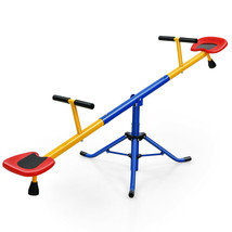 Kids Seesaw Swivel Teeter Totter Playground Equipment 360 Rotation - £95.77 GBP