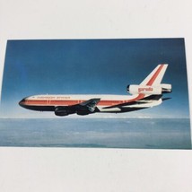 Vintage Garuda Indonesian Airways Postcard DC-10-30 in the Air - £3.78 GBP