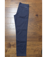 Hugo Boss Mens Crigan Regular Fit Stretch Cotton Dark Blue Khaki Chino P... - $71.27