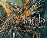 LAMB OF GOD Omens BANNER 3x3 Ft Fabric Poster Tapestry Flag album cover art - $22.00
