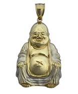 Buddah Unisex Charm 10kt Yellow and White Gold 461232 - $8,031.55 MXN