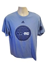 Adidas New York City Football Club Adult Blue XL TShirt - £11.84 GBP