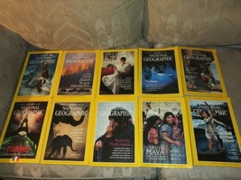 Lot 10 1989 National Geographic Vintage Magazines Jan Feb Mar May June July Aug - £39.56 GBP