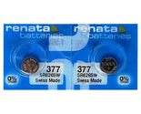 Renata 377 SR626SW Batteries - 1.55V Silver Oxide 377 Watch Battery (2 C... - $5.18