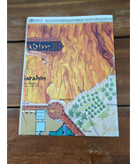 TSR 1993 Al-Qadim Assassin Mountain Jabal Sarahin Dungeons And Dragons Map - $54.31 CAD