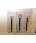 3 PIECE LOT, MORE THAN MAGIC LIGHT-UP PENS HEART &amp; STAR - £10.15 GBP