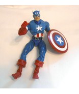 2002 TOY BIZ MARVEL LEGENDS: SERIES 1 CAPTAIN AMERICA 6&quot; ACTION FIGURE - £11.79 GBP