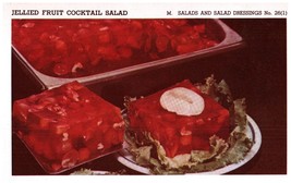 Vintage 1950 Jellied Fruit Salad Recipe Print Cover 5x8 Crafts Food Decor - $375.23 MXN